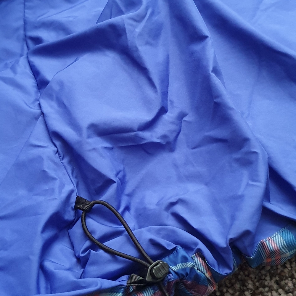 Patagonia checkered blue puffy jacket - Picture 6 of 8
